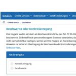 Beschwerde Datenschutzaufsicht