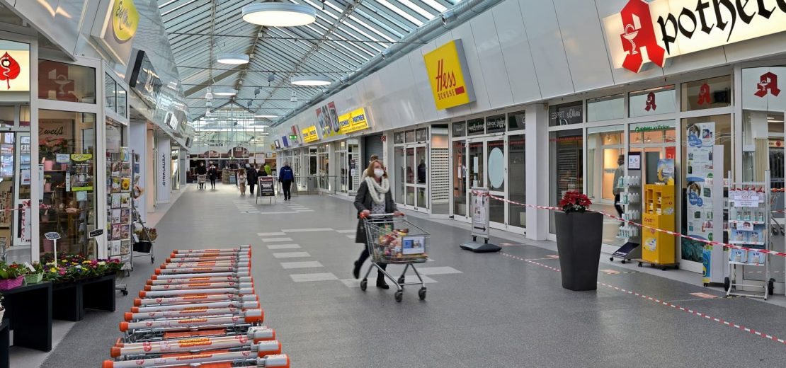 Höchstzahl von Kunden in Ladengeschäften