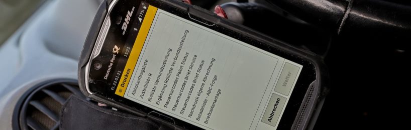 Darf Paketauslieferungsfahrer einen Scanner während der Fahrt bedienen? Paketauslieferungsfahrer Scanner