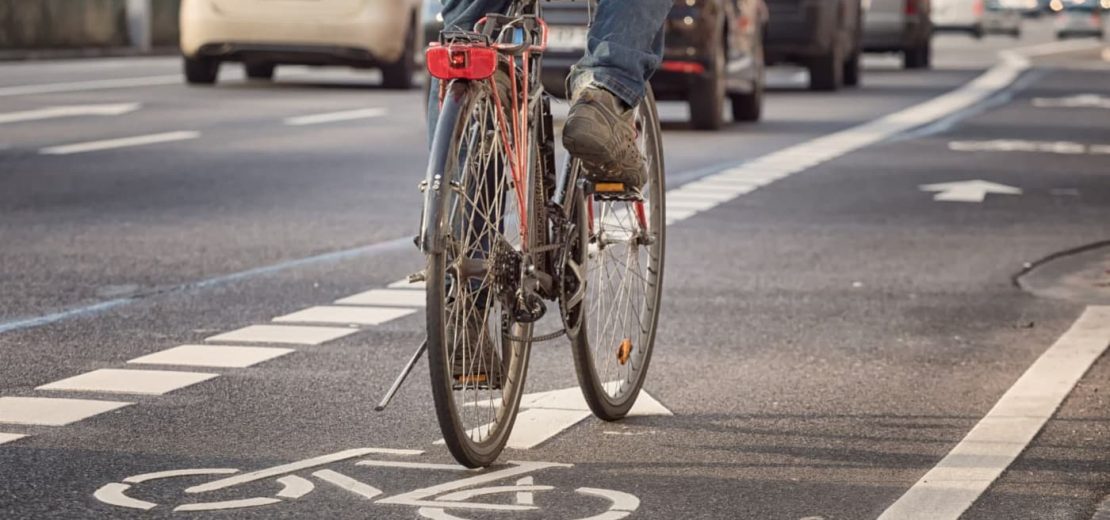 Schutzstreifen Radfahrer