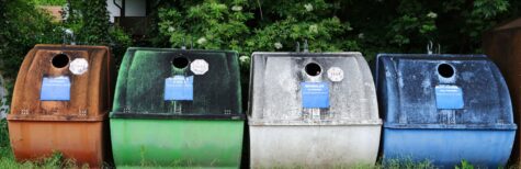 Aufstellung von Glascontainern