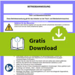 Muster-Betriebsanweisung Ständerbohrmaschine
