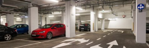 Unfall Parkhaus