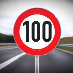 hintereinander aufgestellte Geschwindigkeitsbeschränkungen