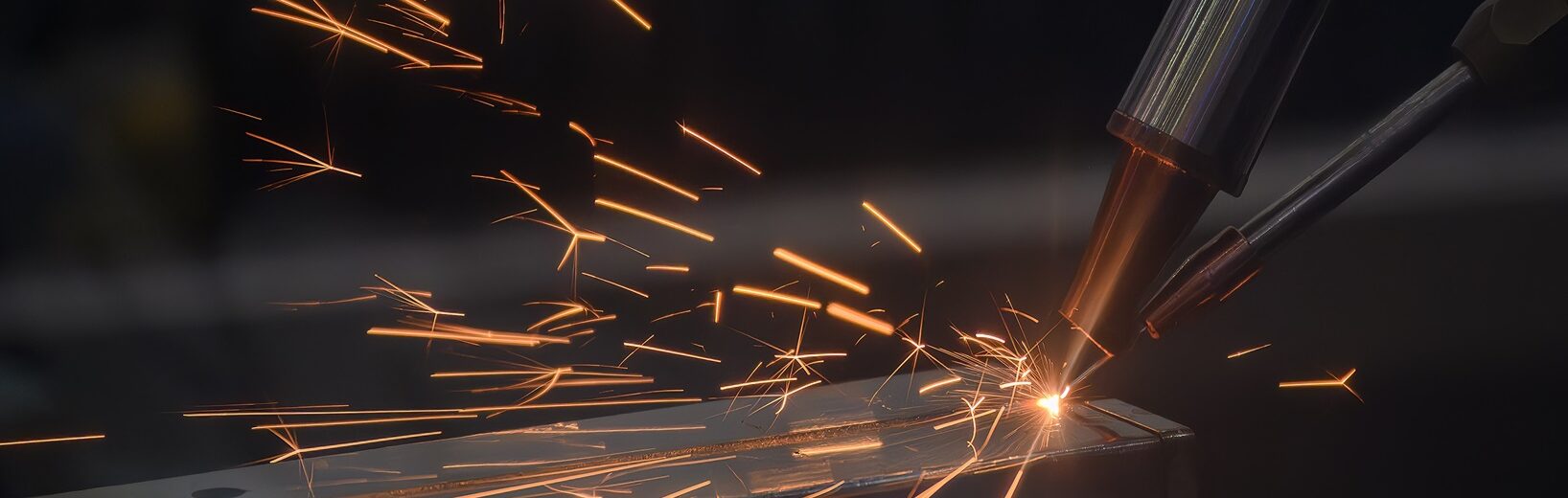 Gefahren beim Lichtbogenschweißen Schweißarbeiten bei der Funken wegfliegen