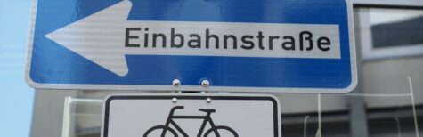 Radfahren gegen Einbahnstraße