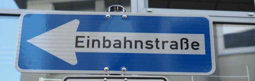 Radfahren gegen Einbahnstraße