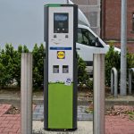 Supermarkt Ladestelle E-Fahrzeuge