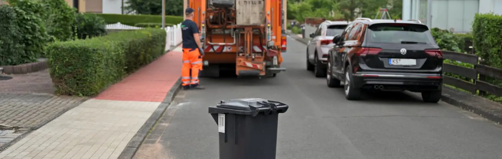 Mülltonne Verkehrsgefährdung