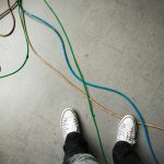 Verkaufsstand defekte Kabelmatte