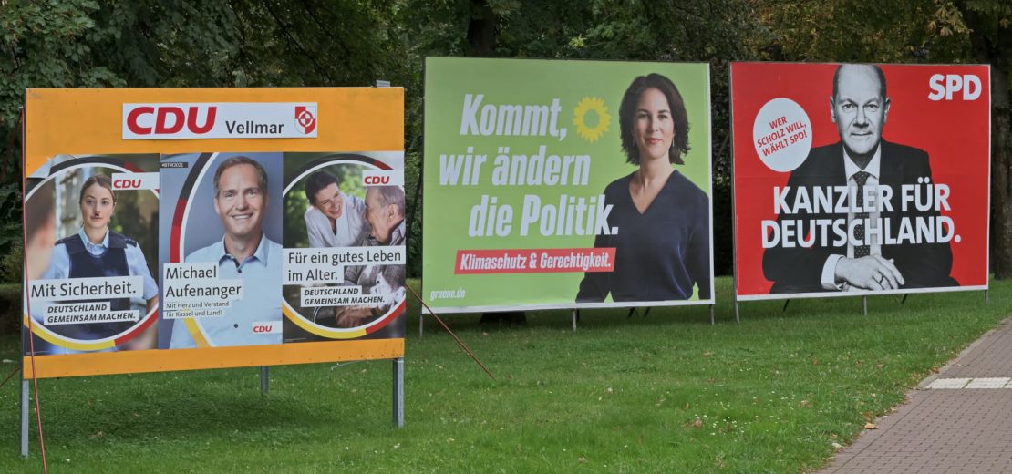 Wahlplakate Meinungsäußerung
