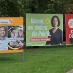 Wahlplakate Meinungsäußerung