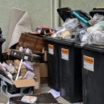 Obdachlosenunterkunft Müllabfuhr
