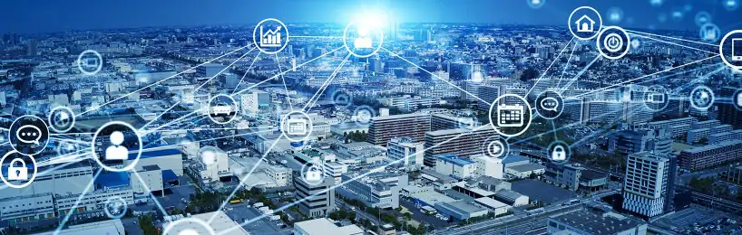 Energiemanagementsystem: Definition, Vorteile und Co. auf einen Blick Unternehmen, dessen Prozesse klar miteinander verbunden sind durch ein Energiemanagementsystem
