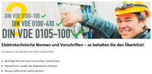 Elektrotechnische Normen und Vorschriften