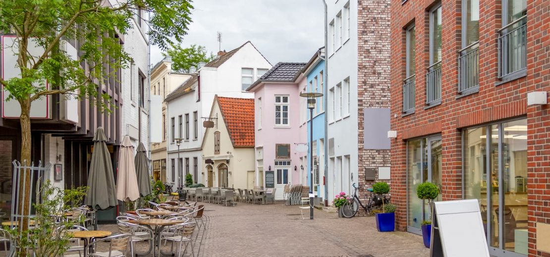Teileinziehung Straße Erweiterung Fußgängerzone