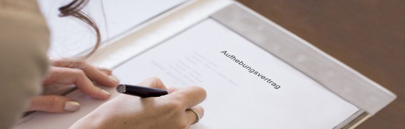 Aufhebungsvertrag trotz angedrohter Kündigung wirksam Fristlose Kündigung oder Aufhebungsvertrag