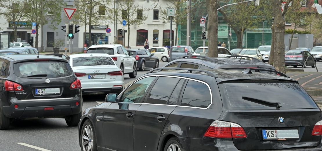 Straßensperrung Überlastung