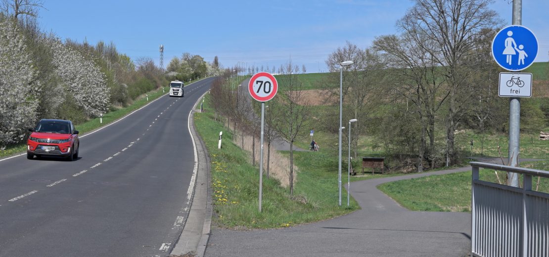 Leitplanke anbringen