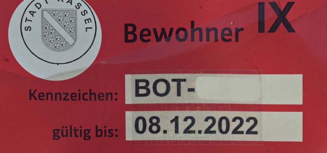Bewohnerparkzone Interessenabwägung