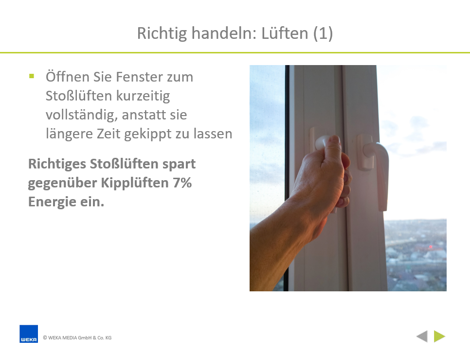 Mitarbeiter für Energiesparen sensibilisieren durch Schulungen