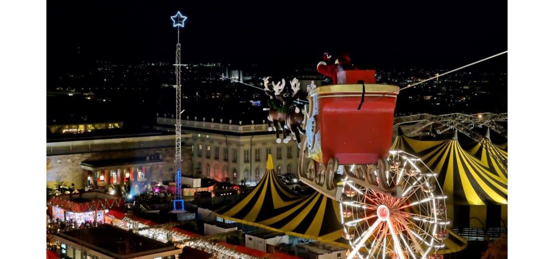Sondernutzungserlaubnis für fliegenden Weihnachtsmann