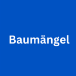 Baumängel