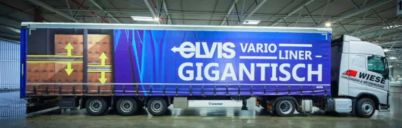 Elvis stellt neuen Doppelstockauflieger vor Elvis Doppelstockauflieger
