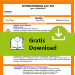 Muster-Betriebsanweisung Ethanol