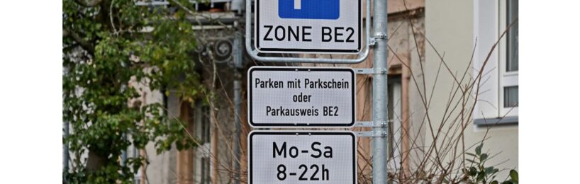 Parkraummangel Bewohnerparkzone
