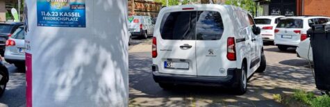 Parken auf einem Geh- und Radweg – Verwarnung für den Fotografen oder den Fahrer?