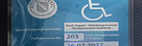 Ausüben des Ermessens bei Antrag auf einen personenbezogenen Schwerbehindertenparkplatz