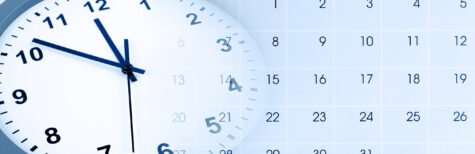 Uhr und Kalender
