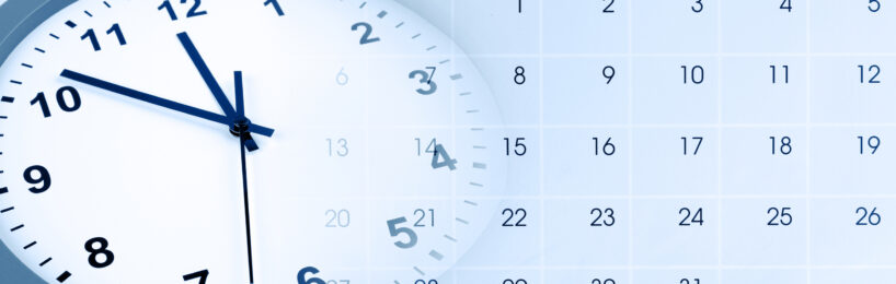 Uhr und Kalender