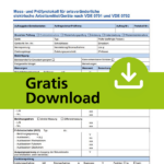 Gratis-Download: Mess- und Prüfprotokoll für elektrische Arbeitsmittel