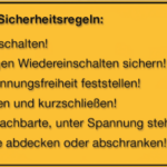 Die fünf Sicherheitsregeln und ihre Bedeutung für die Elektrosicherheit