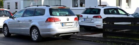 Grenzmarkierung wegen Zuparken