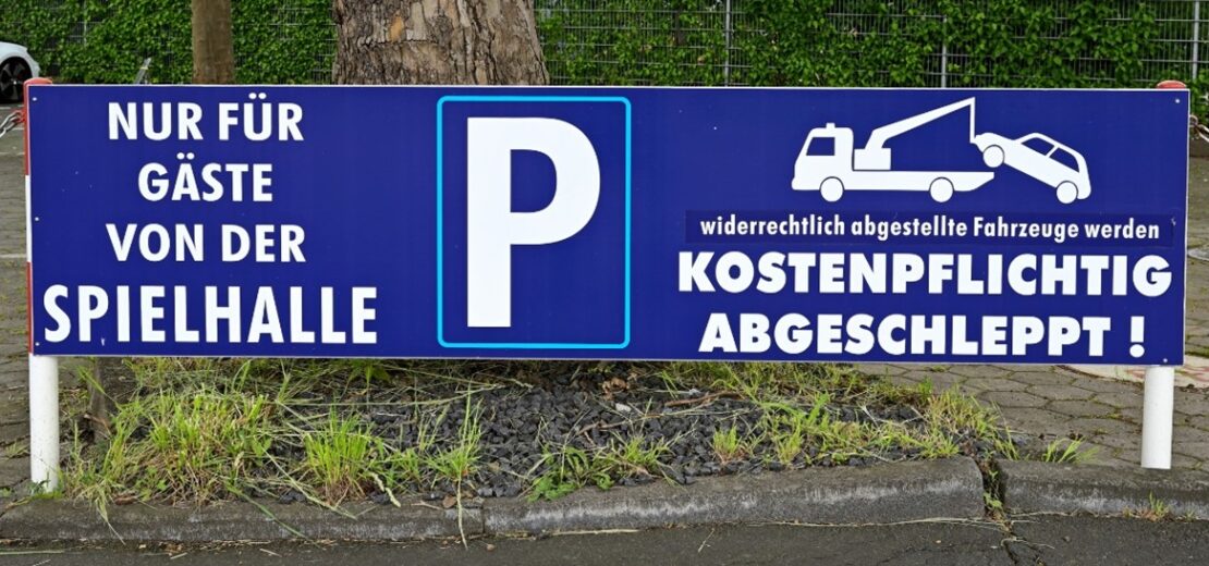 Verwahrkosten für privat abgeschleppte Fahrzeuge