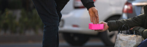 Studie zu obdachlosen Menschen auf der Straße