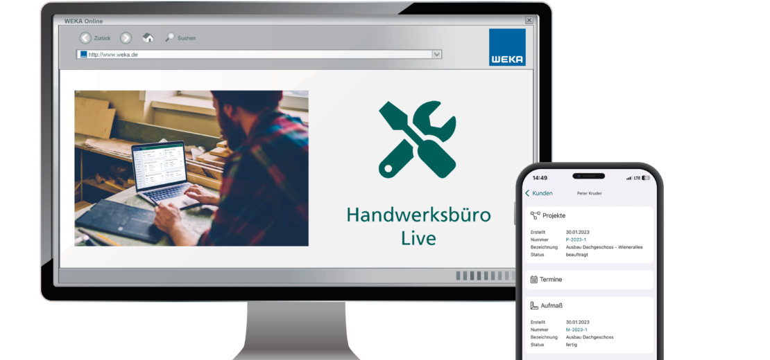 Produktabbildung Software Handwerksbüro Live