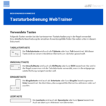 Vorschaubild Webtrainer Tastaturbedienung