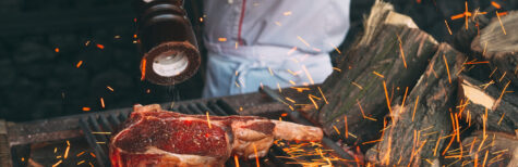 Holzkohlegrill im Restaurant und Geruchsbelästigungen