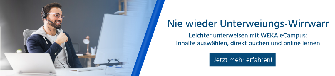 Werbebanner WEKA eCampus