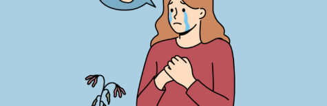 Mutter weint um nach Fehlgeburt verlorenes Kind