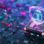 Symbol Schloss auf Festplatte