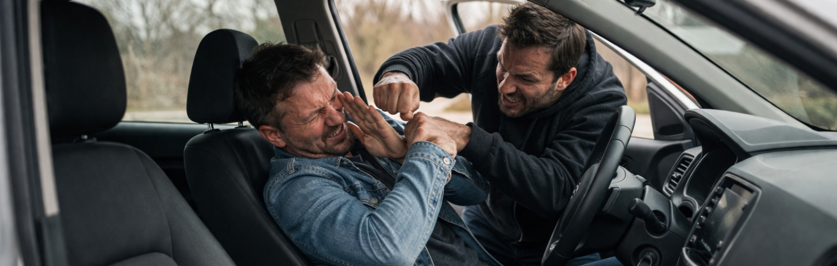 Gewaltsamer Übergriff im Auto