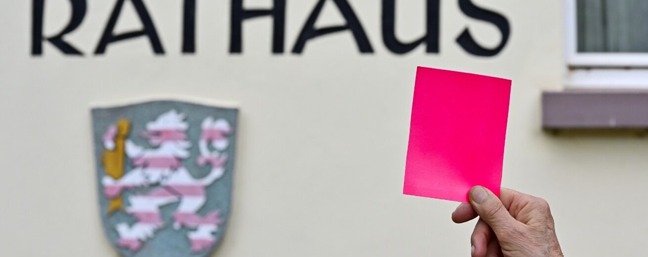 Hausverbot für alle Dienststellen der Gemeinde?