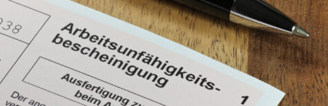 Arbeitsunfähigkeitsbescheinigung